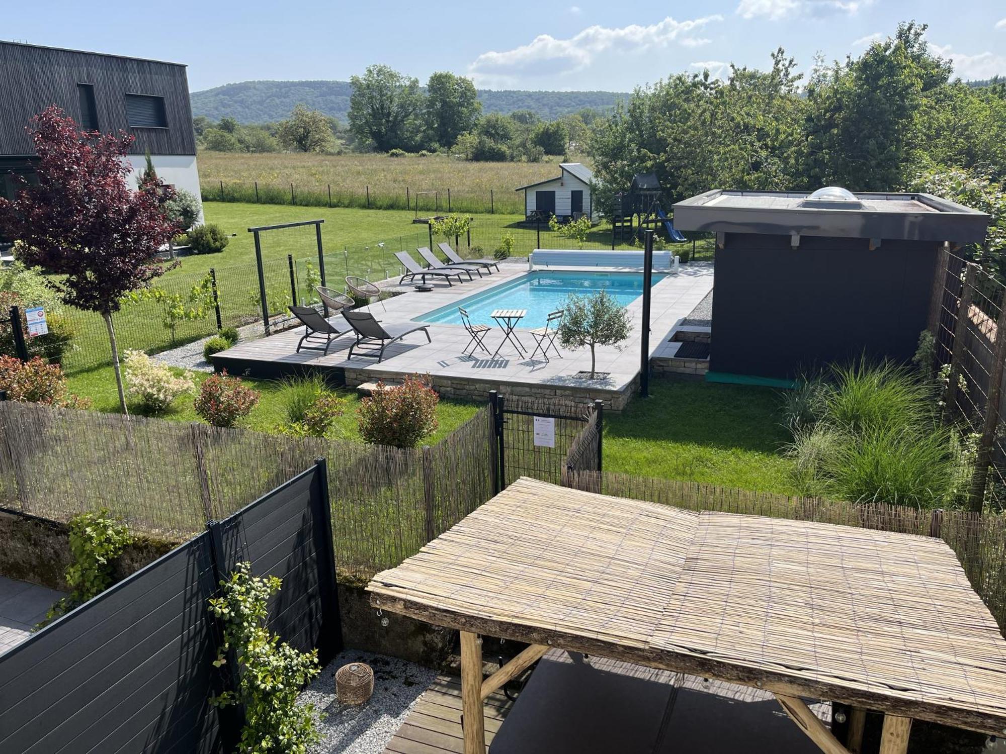 Appart-Hotel N 3 Avec Terrasse, Piscine, Petit-Dejeuner Et Parking Prive Chouzelot Luaran gambar
